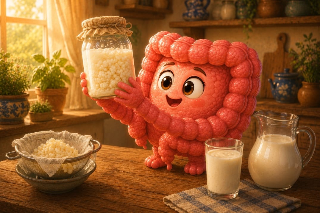 Milk kefir and your gut flora