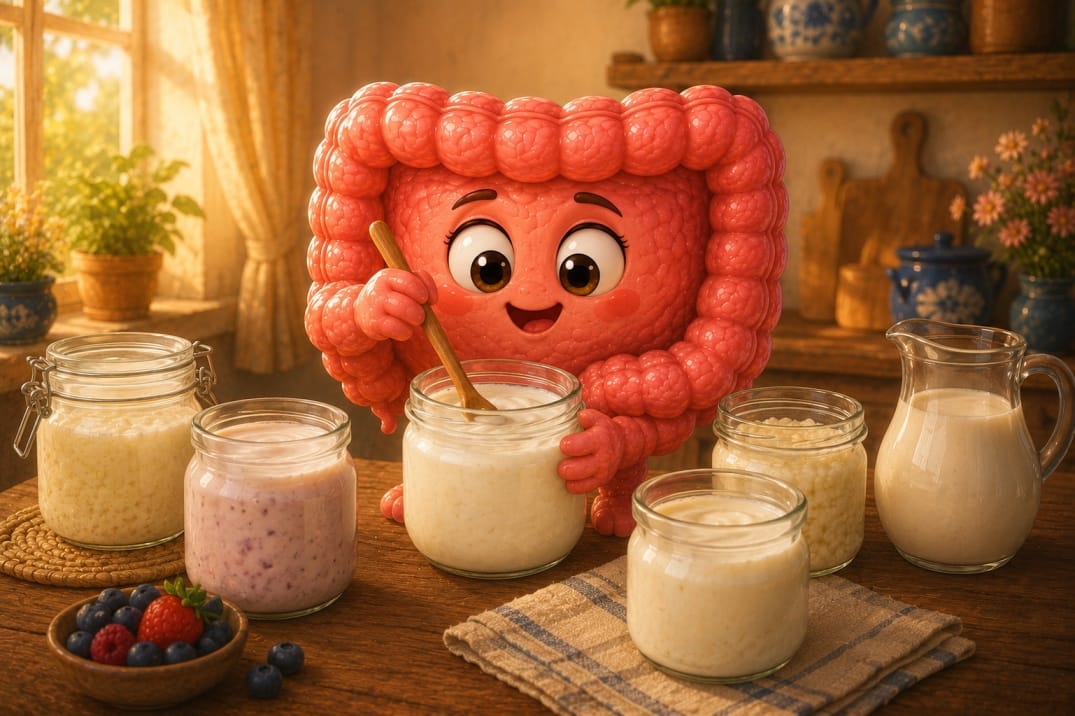 Traditional yoghurt cultures and your gut flora